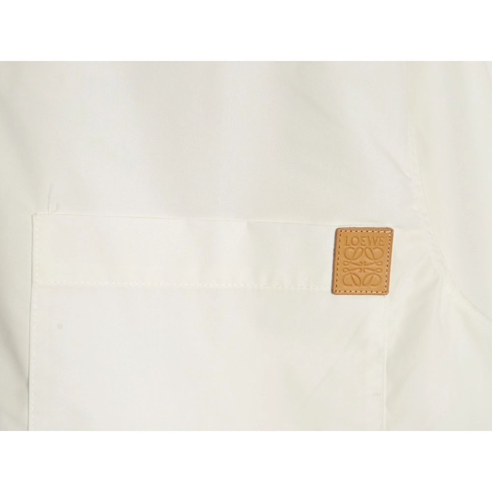 Loewe double sleeve embroidered logo shirt,Loewe Shirt,Shirt,APPAREL