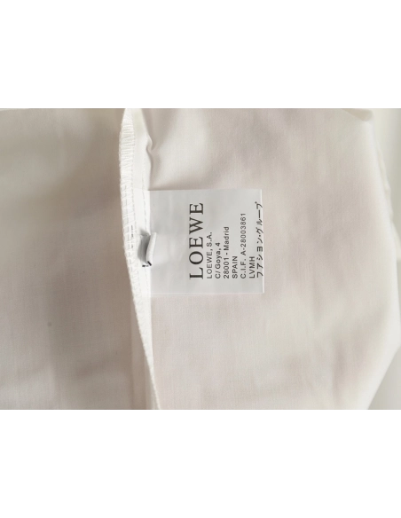 Loewe double sleeve embroidered logo shirt,Loewe Shirt,Shirt,APPAREL
