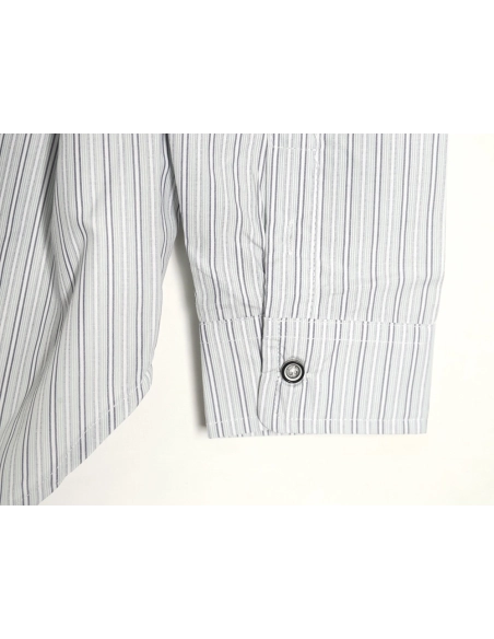 Loewe Pocket Guinea Fowl Embroidery Lapel Shirt,Loewe Shirt,Shirt,APPAREL