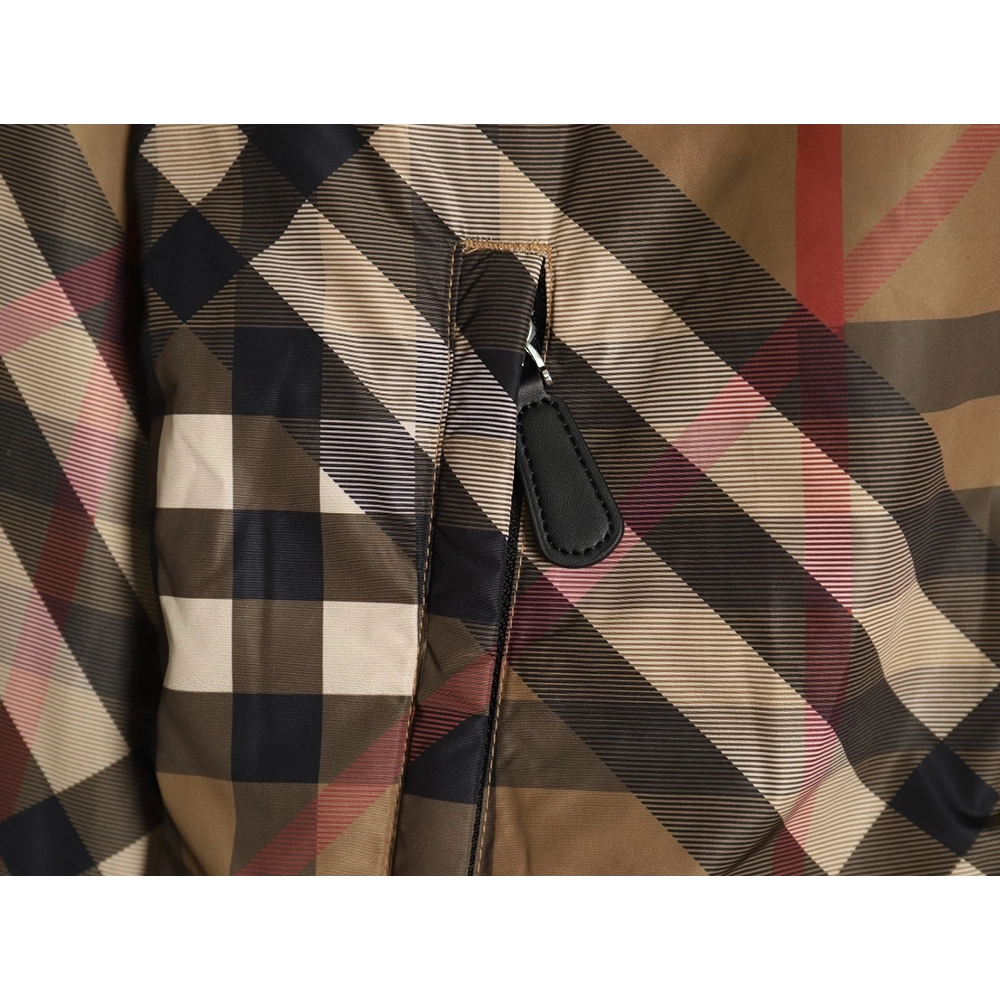 Burberry rhombus check cotton jacket,Burberry Jacket,Jacket,APPAREL