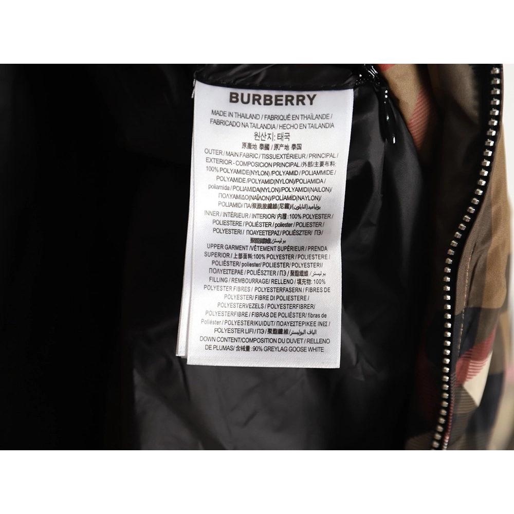 Burberry rhombus check cotton jacket,Burberry Jacket,Jacket,APPAREL