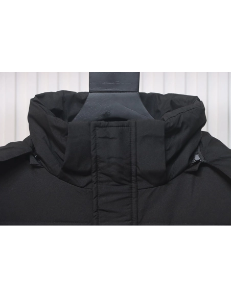 Stone Island Solid Zip Hooded Down Jacket,Stone Island Jacket,Jacket,APPAREL