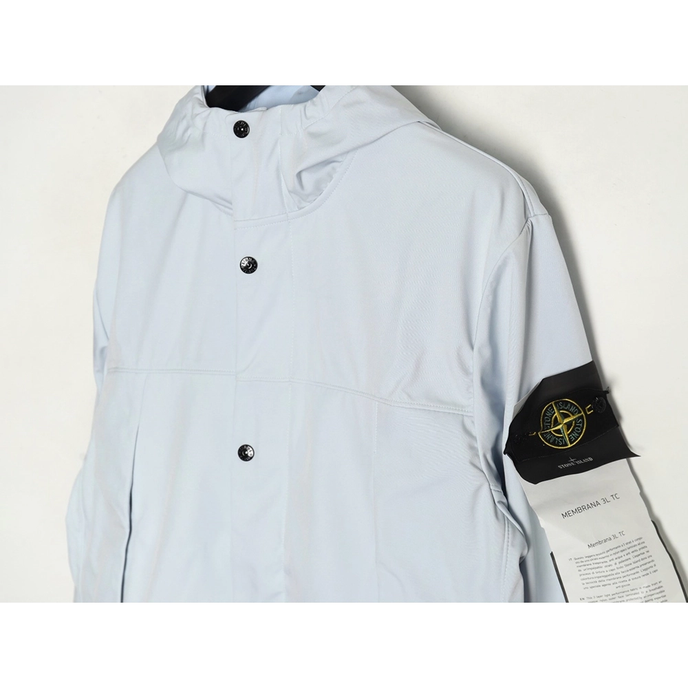 Stone Island breasted Hooded Jacket,Stone Island Jacket,Jacket,APPAREL