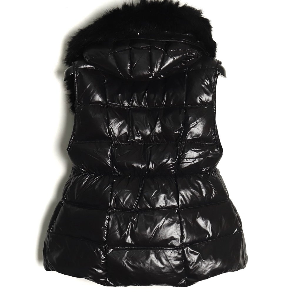 Moncler Hooded Logo Vest Down Jacket,Moncler Jacket,Jacket,APPAREL