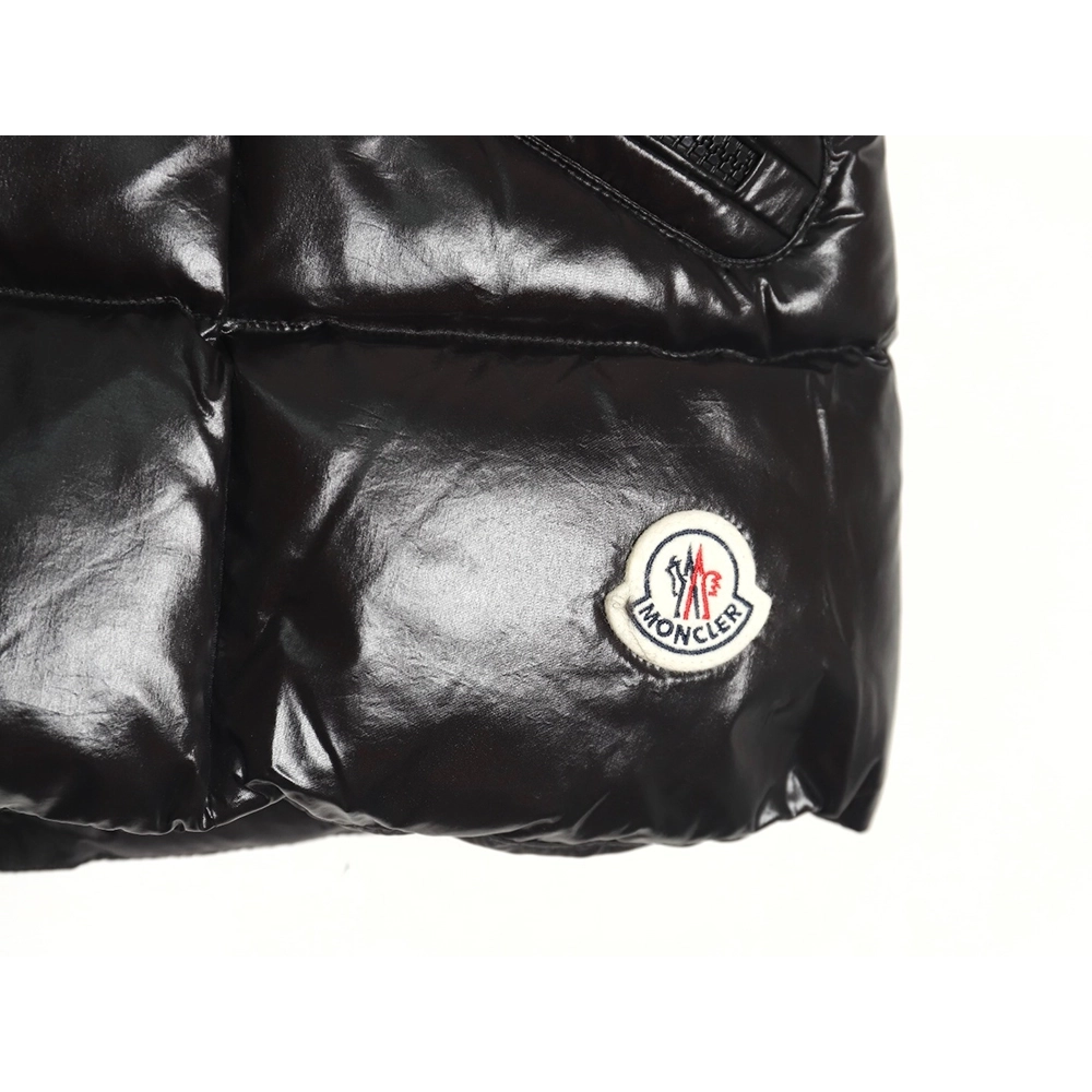 Moncler Hooded Logo Vest Down Jacket,Moncler Jacket,Jacket,APPAREL