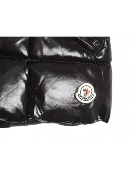 Moncler Hooded Logo Vest Down Jacket,Moncler Jacket,Jacket,APPAREL
