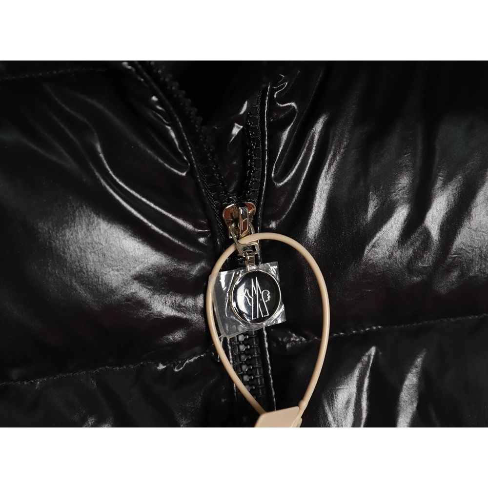 Moncler Hooded Logo Vest Down Jacket,Moncler Jacket,Jacket,APPAREL