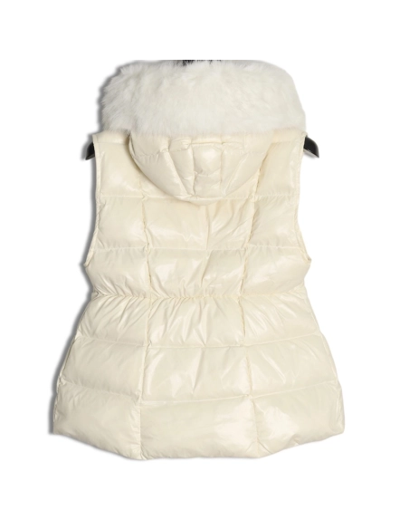 Moncler Hooded Logo Vest Down Jacket,Moncler Jacket,Jacket,APPAREL