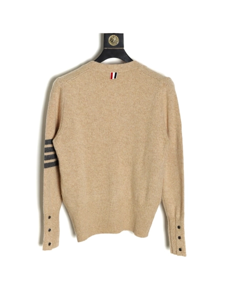 Thom Browne Three Button Cardigan,Thom Browne Sweatshirt,Sweatshirt,APPAREL