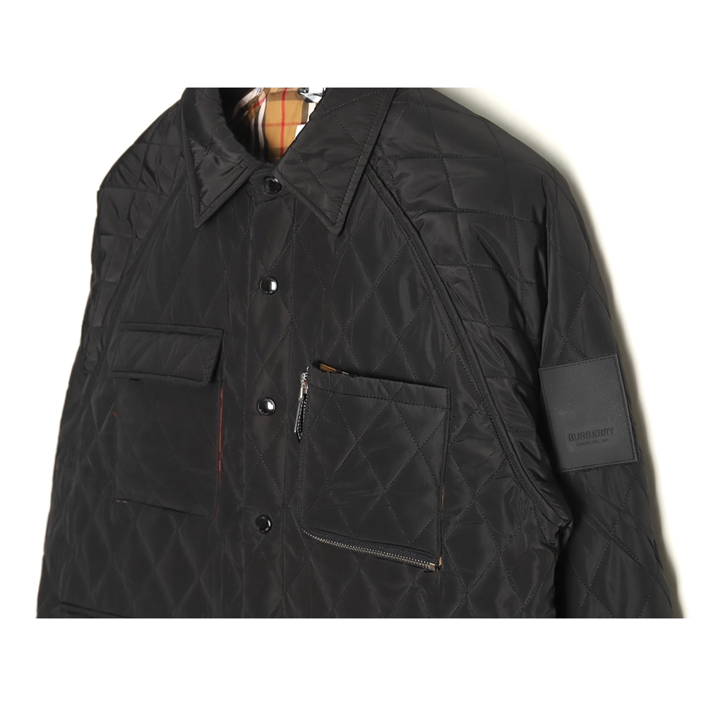 Burberry rhombus multipocket padded jacket,Burberry Jacket,Jacket,APPAREL