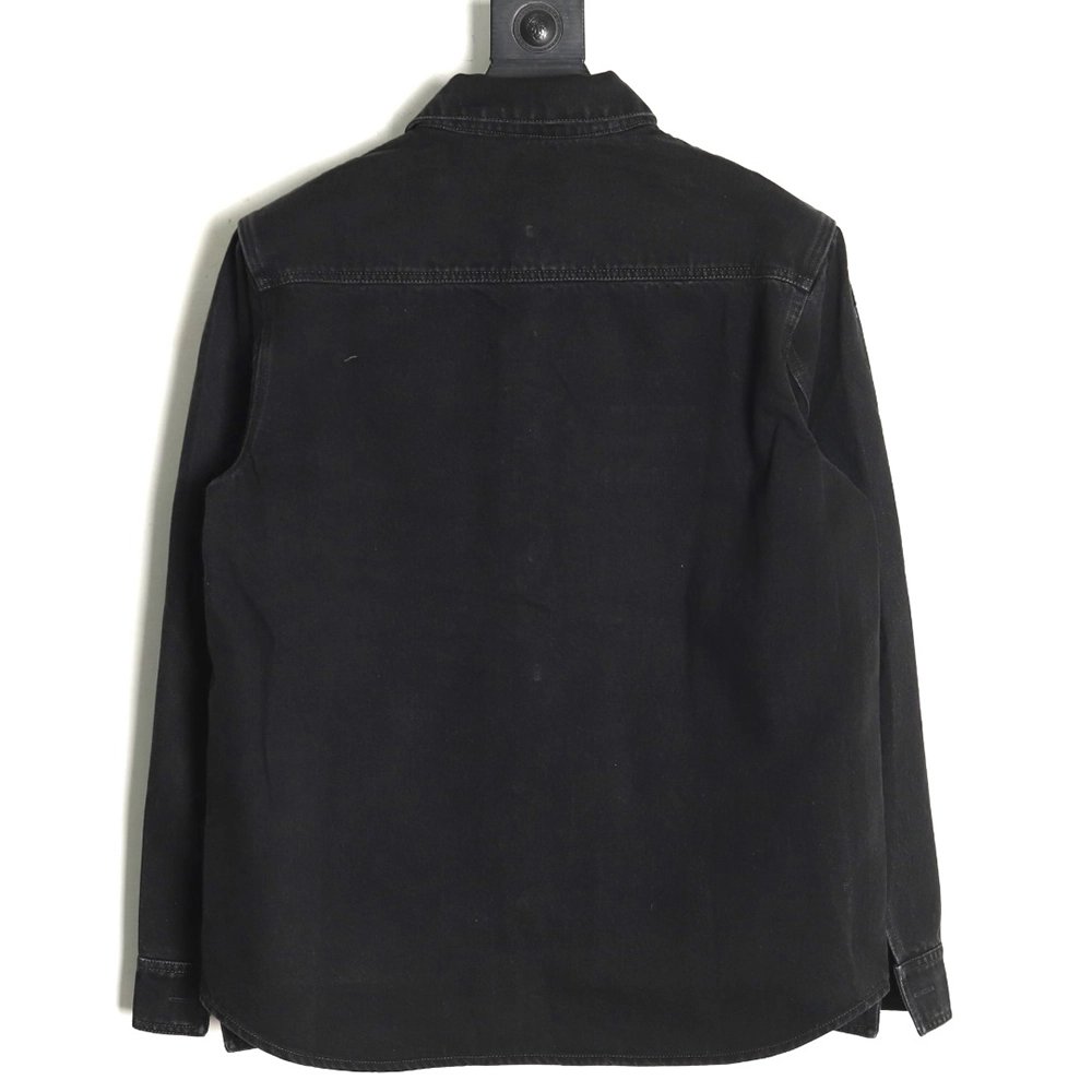 Gucci patch embroidered denim jacket,Gucci Jacket,Jacket,APPAREL