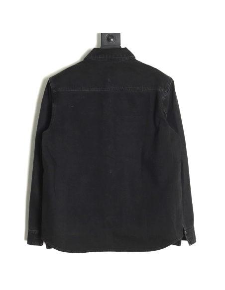 Gucci patch embroidered denim jacket,Gucci Jacket,Jacket,APPAREL