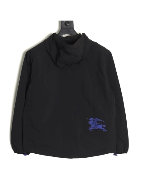 Burberry Back Waist Warhorse Zipper Hooded Jacket,Burberry Jacket,Jacket,APPAREL