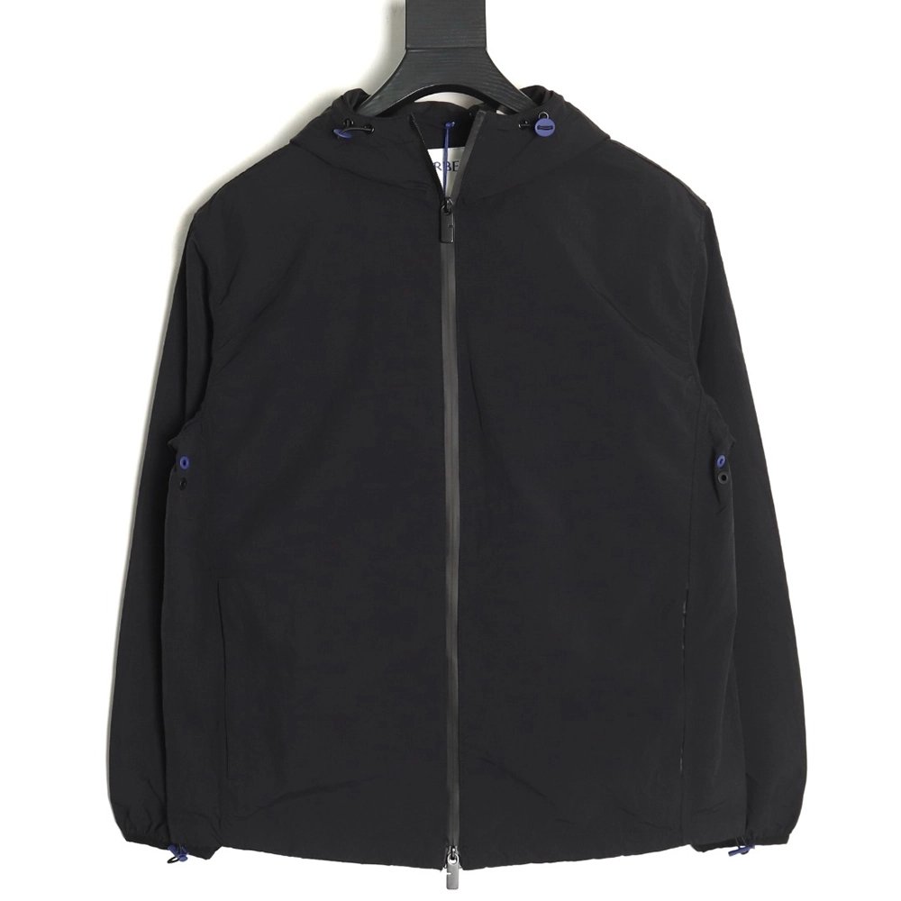 Burberry Back Waist Warhorse Zipper Hooded Jacket,Burberry Jacket,Jacket,APPAREL