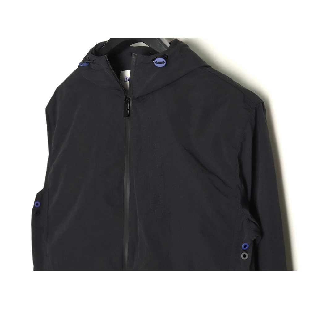 Burberry Back Waist Warhorse Zipper Hooded Jacket,Burberry Jacket,Jacket,APPAREL