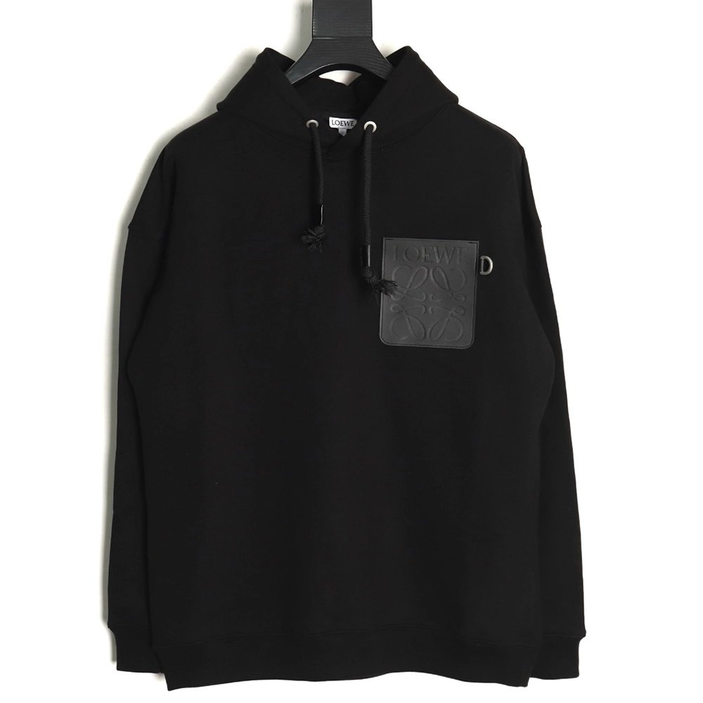 Loewe Pocket Embossed Hoodie,Loewe Hoodie,Hoodie,APPAREL
