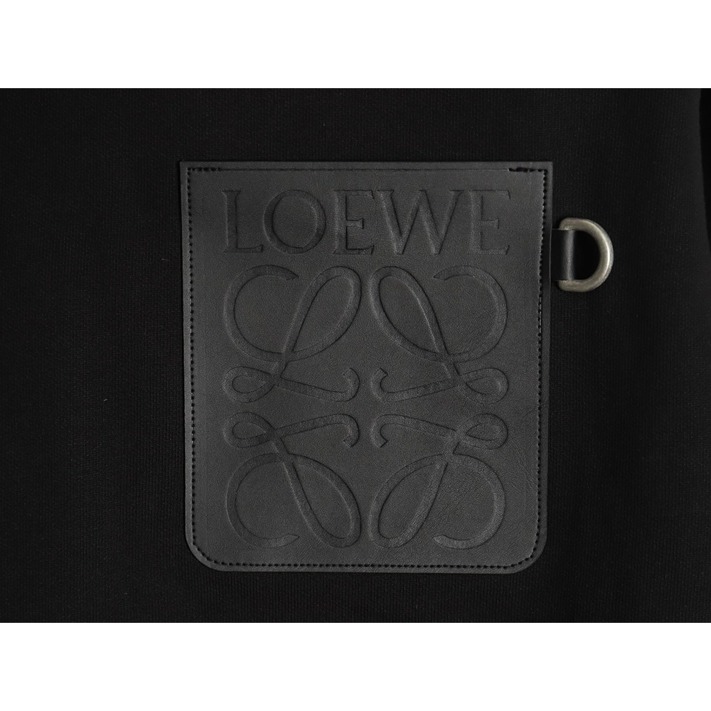 Loewe Pocket Embossed Hoodie,Loewe Hoodie,Hoodie,APPAREL