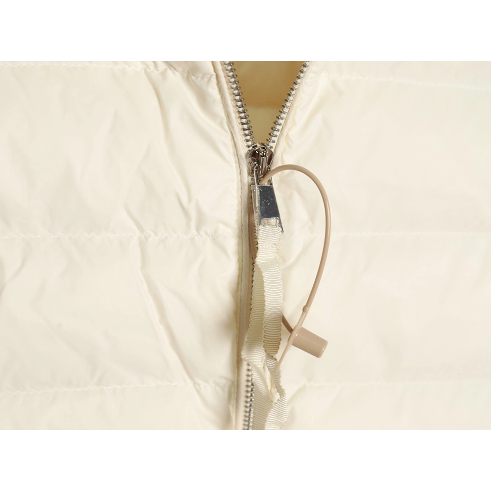 Moncler patchwork knitted stand collar lightweight down jacket,Moncler Jacket,Jacket,APPAREL