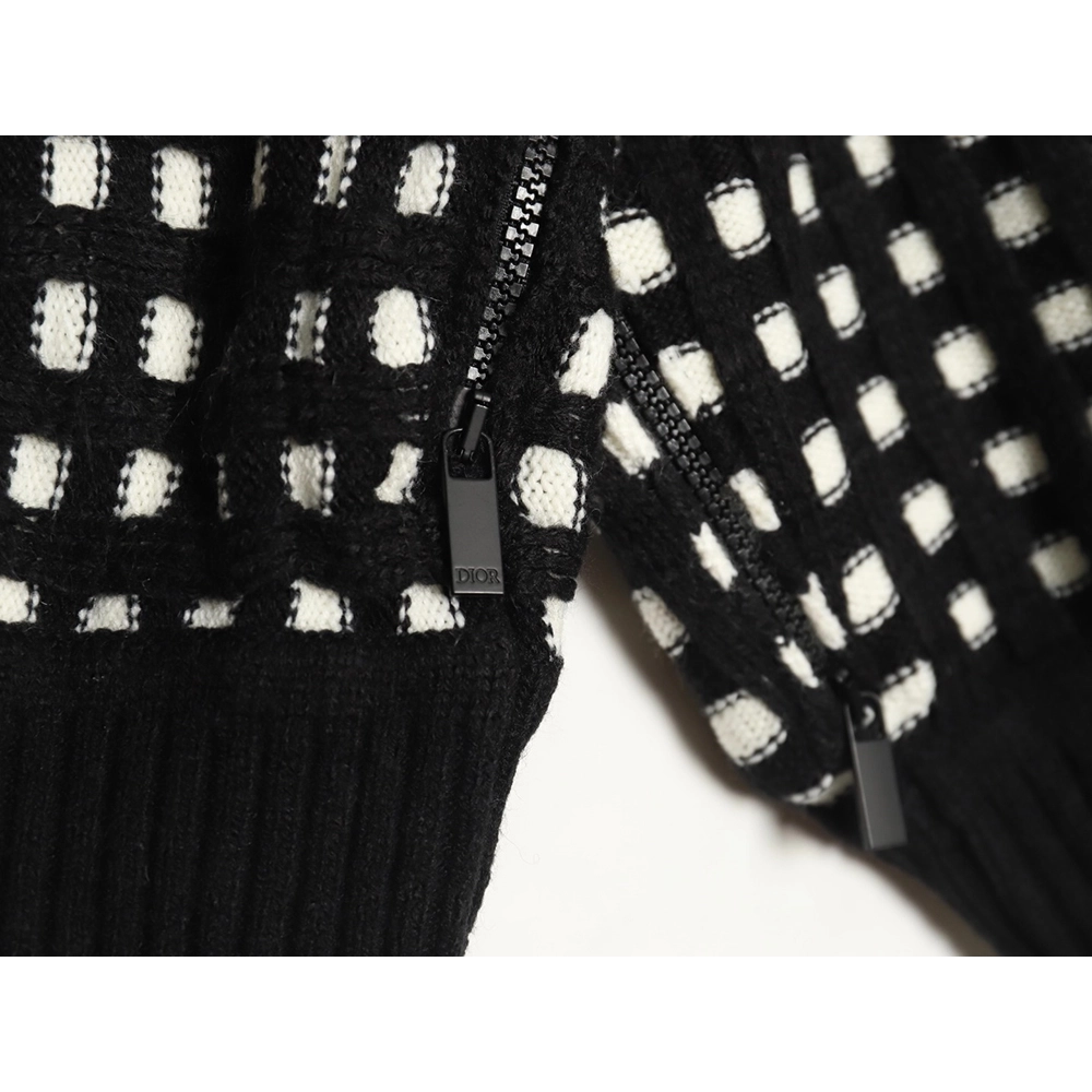 Dior Check Crew Neck Sweater,Dior Sweatshirt,Sweatshirt,APPAREL