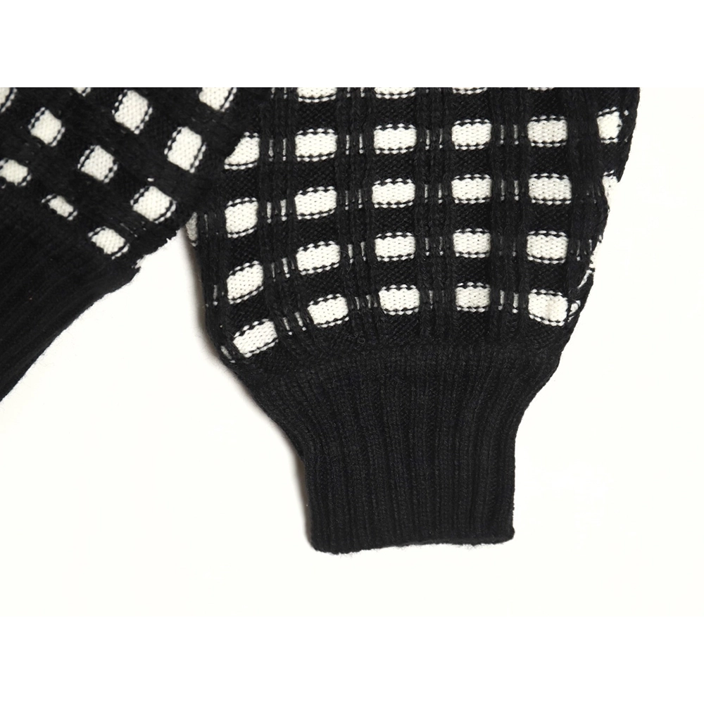 Dior Check Crew Neck Sweater,Dior Sweatshirt,Sweatshirt,APPAREL