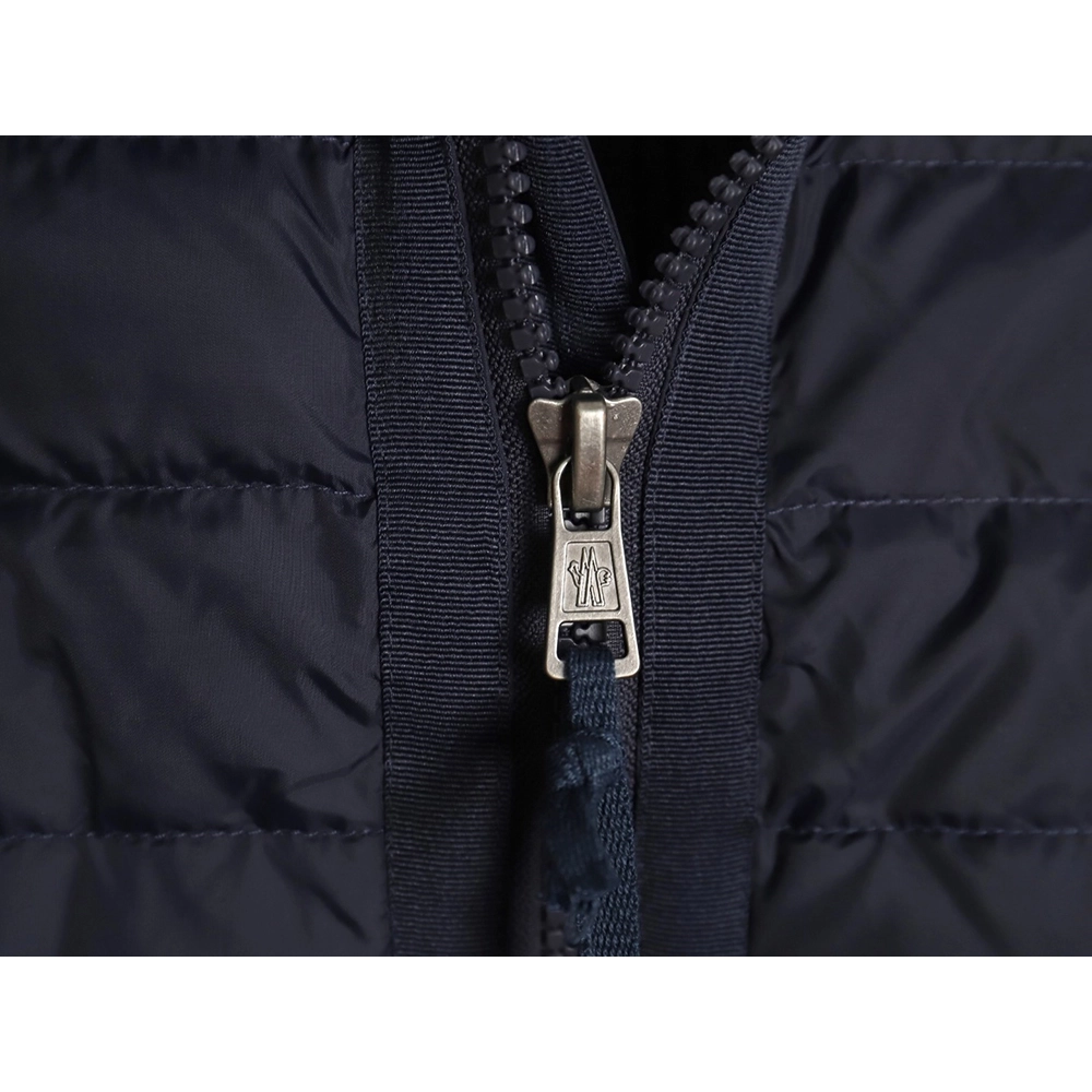 Moncler patchwork knitted hooded lightweight down jacket,Moncler Jacket,Jacket,APPAREL