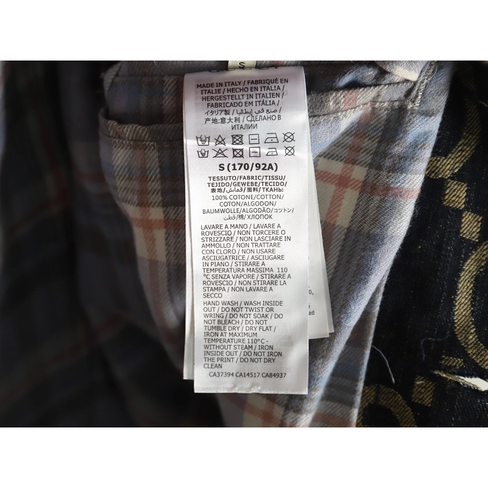 Gucci classic pineapple double G jacquard denim jacket,Gucci Jacket,Jacket,APPAREL