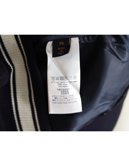 Louis Vuitton presbyopic patchwork baseball jacket,Louis Vuitton Jacket,Jacket,APPAREL