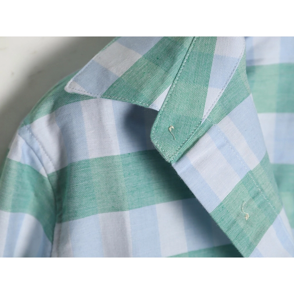 Loewe Mint Mambo Check Shirt,Loewe Shirt,Shirt,APPAREL