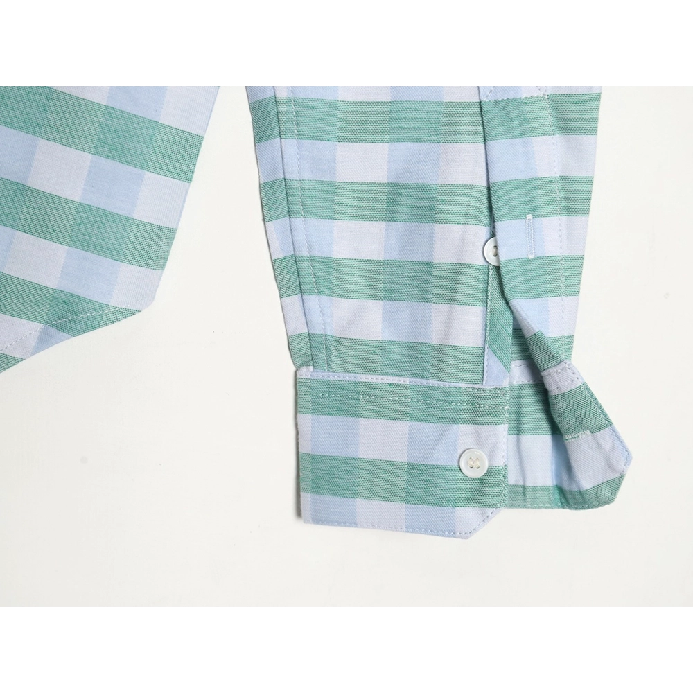 Loewe Mint Mambo Check Shirt,Loewe Shirt,Shirt,APPAREL