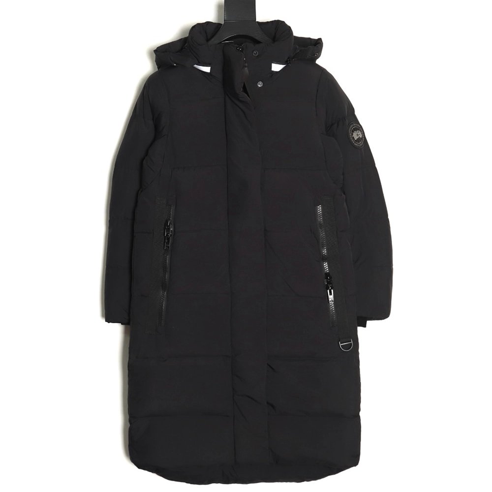 Canada goose black label long down jacket,Canada Goose Jacket,Jacket,APPAREL