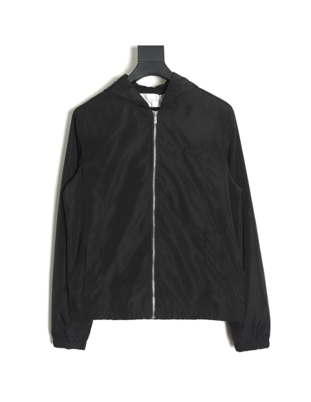 Dior embroidered letters small wasp hooded jacket,Dior Jacket,Jacket,APPAREL