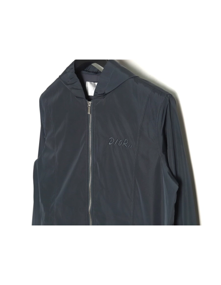 Dior embroidered letters small wasp hooded jacket,Dior Jacket,Jacket,APPAREL