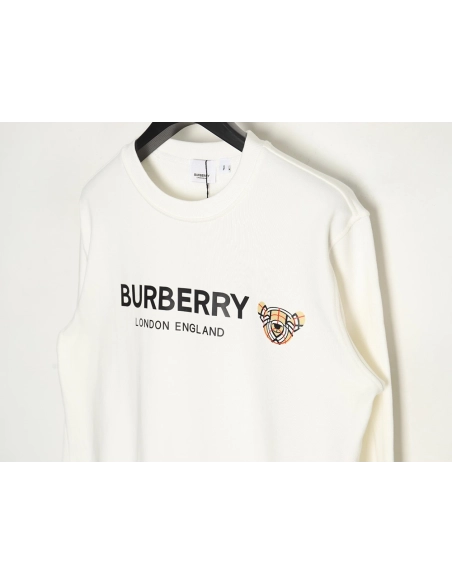 Burberry Bear Lettering Crewneck Sweatshirt,Burberry Sweatshirt,Low Price High quality,legit seller