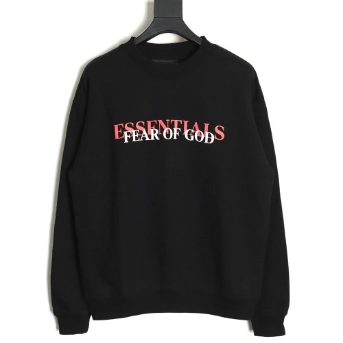 Fear of God Overlapping Lettering Crew Neck Sweatshirt,Fear of God Sweatshirt,Low Price High quality,legit seller