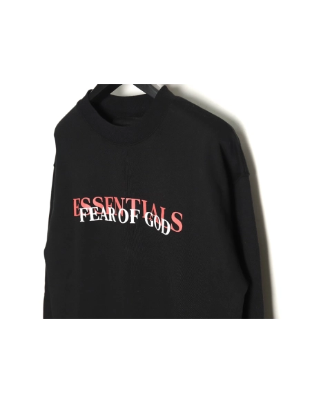 Fear of God Overlapping Lettering Crew Neck Sweatshirt,Fear of God Sweatshirt,Low Price High quality,legit seller