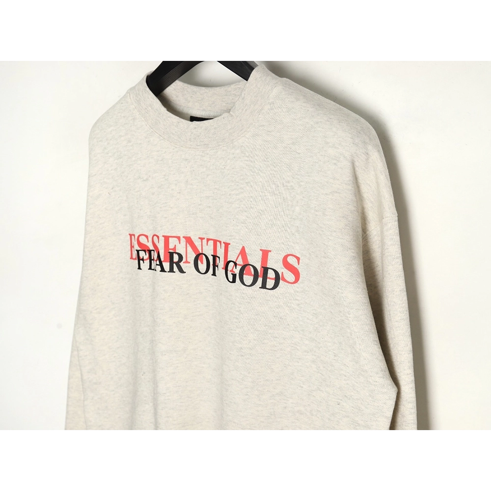 Fear of God Overlapping Lettering Crew Neck Sweatshirt,Fear of God Sweatshirt,Low Price High quality,legit seller