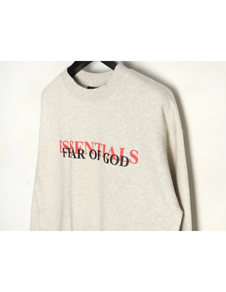 Fear of God Overlapping Lettering Crew Neck Sweatshirt,Fear of God Sweatshirt,Low Price High quality,legit seller