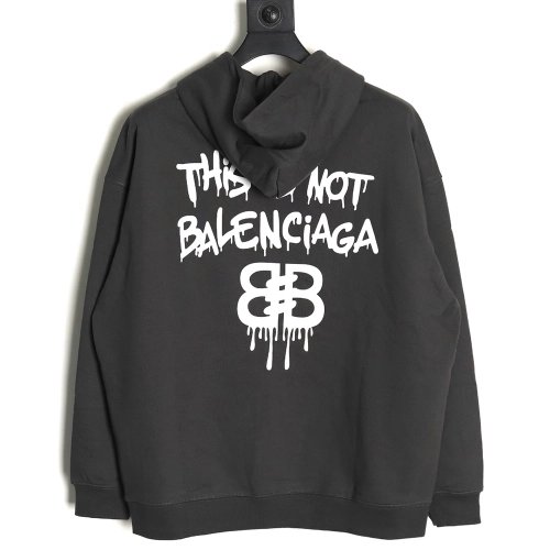 Balenciaga spoof graffiti letter logo print hooded sweatshirt,Fear of God Sweatshirt,Low Price High quality,legit seller