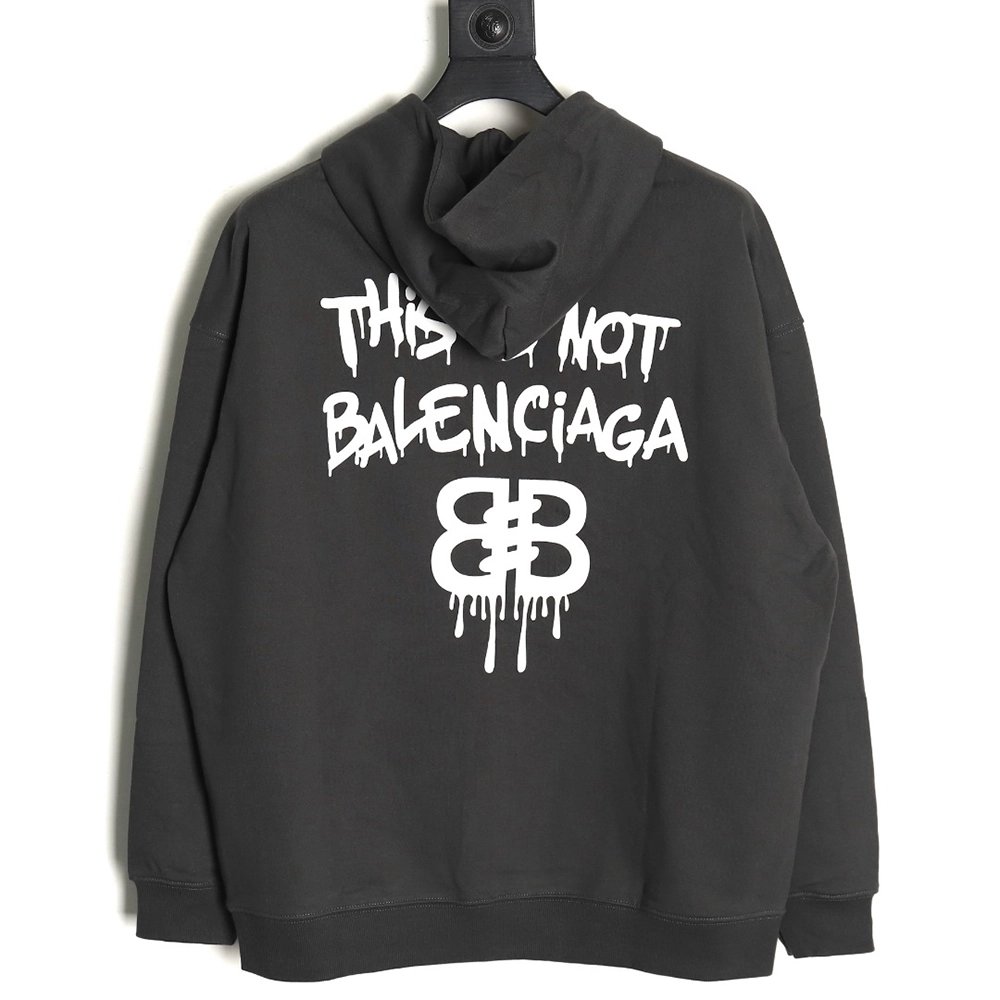 Balenciaga spoof graffiti letter logo print hooded sweatshirt,Fear of God Sweatshirt,Low Price High quality,legit seller