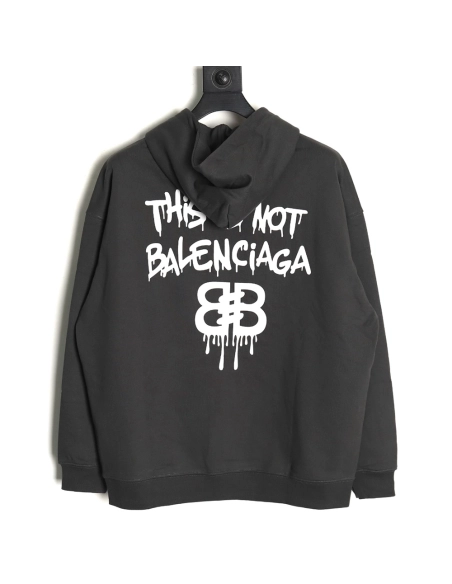 Balenciaga spoof graffiti letter logo print hooded sweatshirt,Fear of God Sweatshirt,Low Price High quality,legit seller