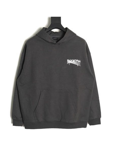 Balenciaga spoof graffiti letter logo print hooded sweatshirt,Fear of God Sweatshirt,Low Price High quality,legit seller