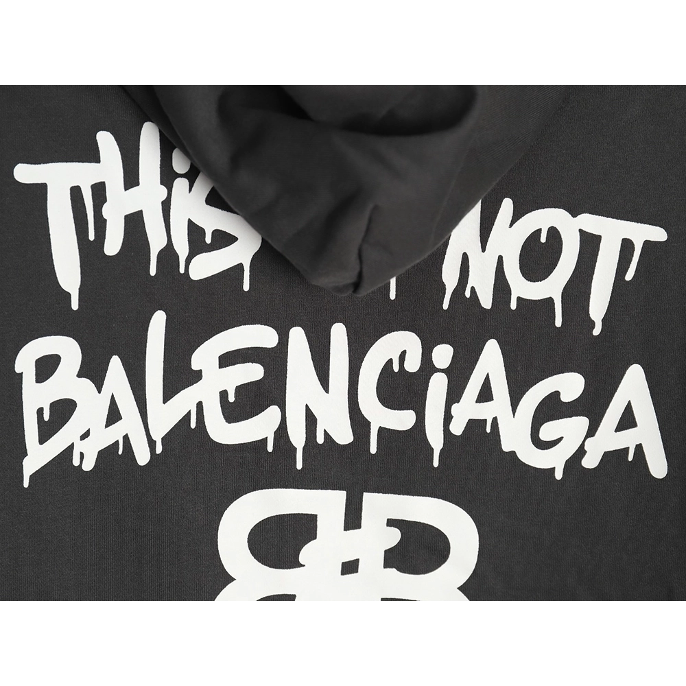 Balenciaga spoof graffiti letter logo print hooded sweatshirt,Fear of God Sweatshirt,Low Price High quality,legit seller