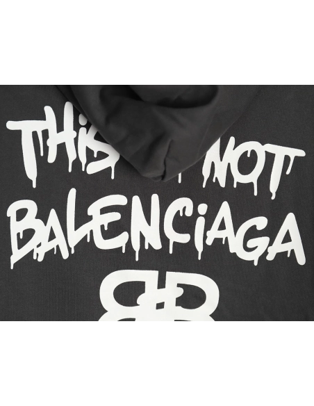 Balenciaga spoof graffiti letter logo print hooded sweatshirt,Fear of God Sweatshirt,Low Price High quality,legit seller