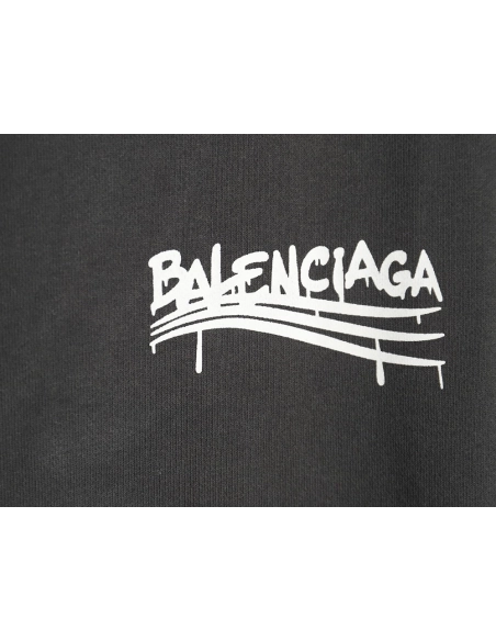 Balenciaga spoof graffiti letter logo print hooded sweatshirt,Fear of God Sweatshirt,Low Price High quality,legit seller