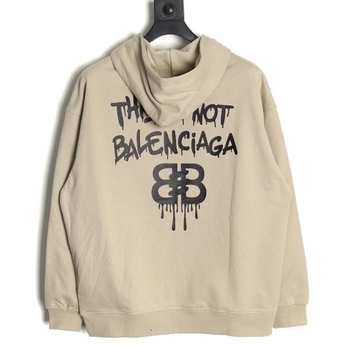 Balenciaga spoof graffiti letter logo print hooded sweatshirt,Fear of God Sweatshirt,Low Price High quality,legit seller