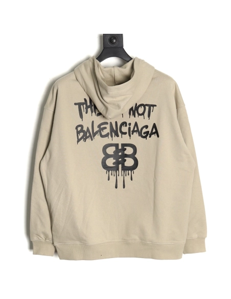 Balenciaga spoof graffiti letter logo print hooded sweatshirt,Fear of God Sweatshirt,Low Price High quality,legit seller
