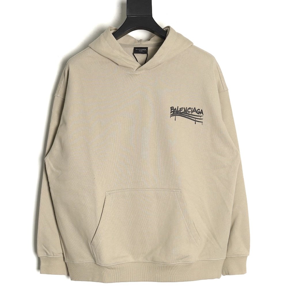 Balenciaga spoof graffiti letter logo print hooded sweatshirt,Fear of God Sweatshirt,Low Price High quality,legit seller