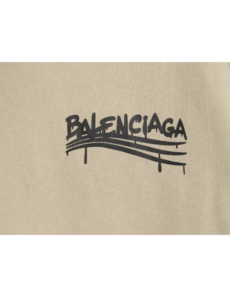Balenciaga spoof graffiti letter logo print hooded sweatshirt,Fear of God Sweatshirt,Low Price High quality,legit seller