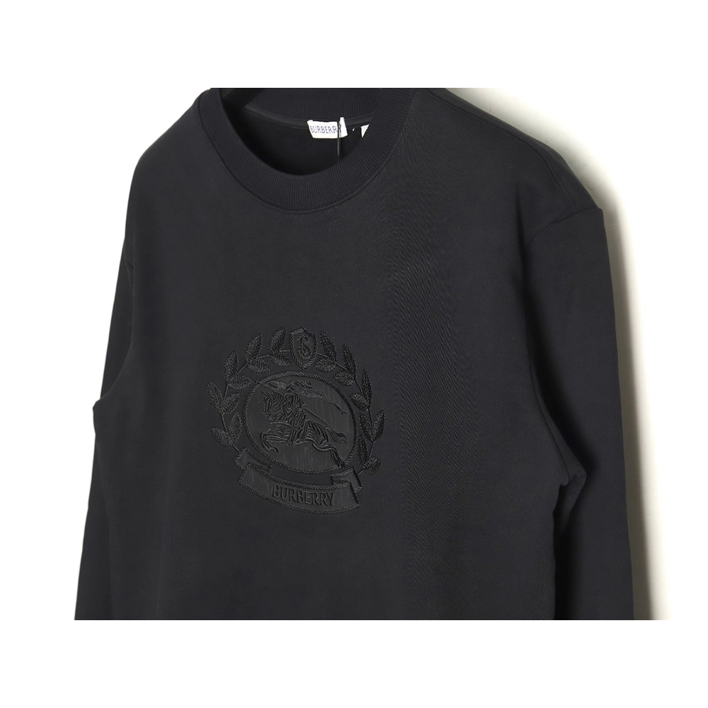 Burberry Oak War Horse Embroidered Crew Neck Sweatshirt,Burberry Sweatshirt,Low Price High quality,legit seller