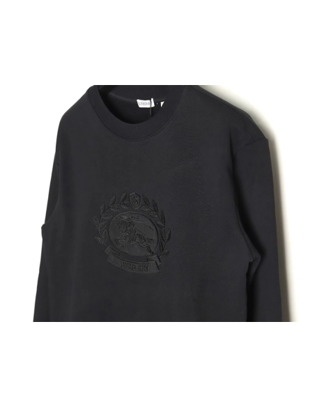 Burberry Oak War Horse Embroidered Crew Neck Sweatshirt,Burberry Sweatshirt,Low Price High quality,legit seller